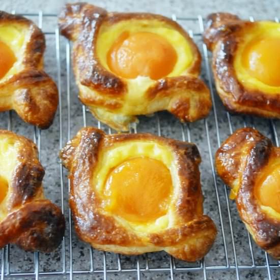Apricot Danish Pastries