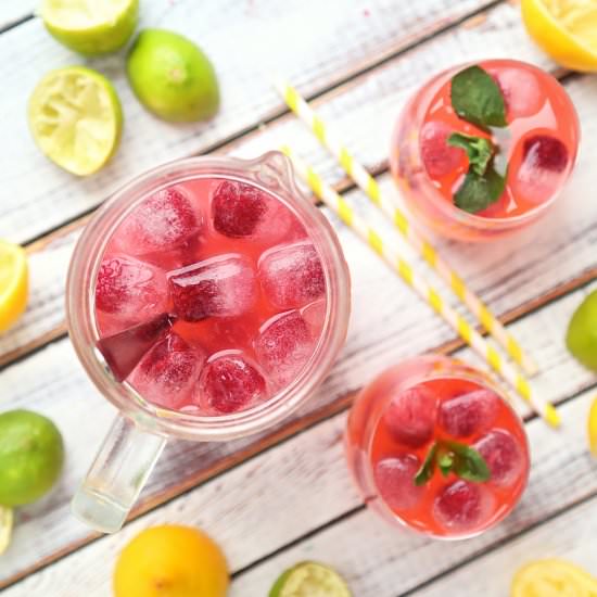 Summer Keto Raspberry Lemonade