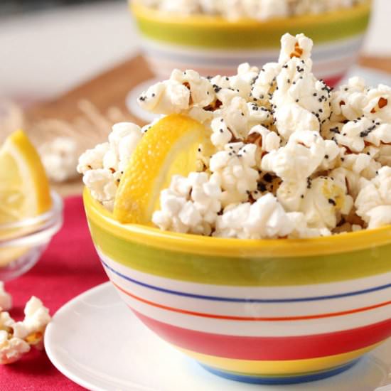 Lemon Butter & Poppy Seed Popcorn