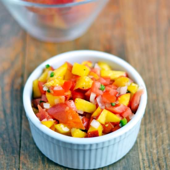 Peach Tomato Salsa