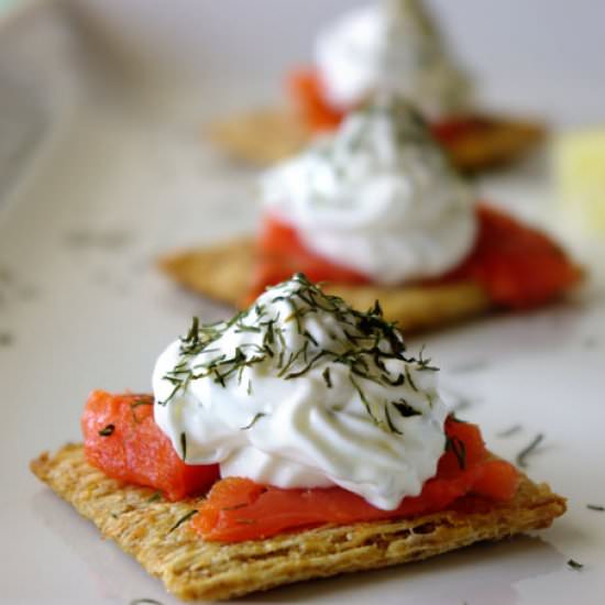 Smoked Salmon Cream Cheese Bites