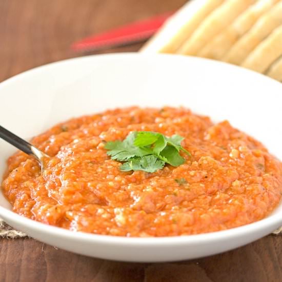 Roasted Tomato & Sourdough Soup