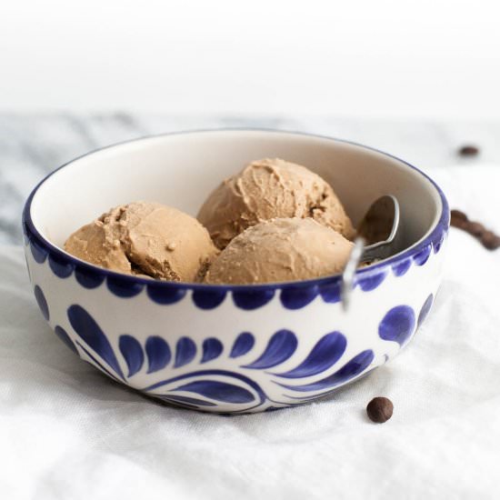 No-Churn Mocha Ice Cream