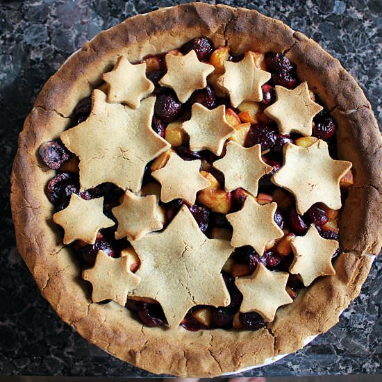 Cherry Peach Pie