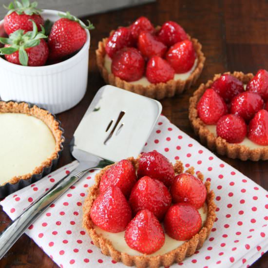 Strawberry Cheesecake Tartlets