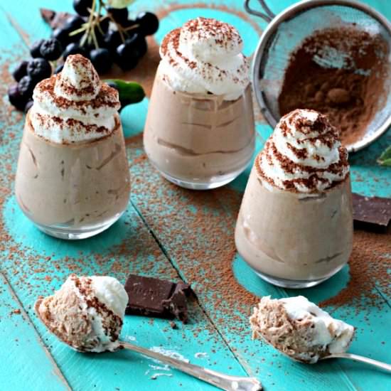Milk Chocolate Mousse Shots