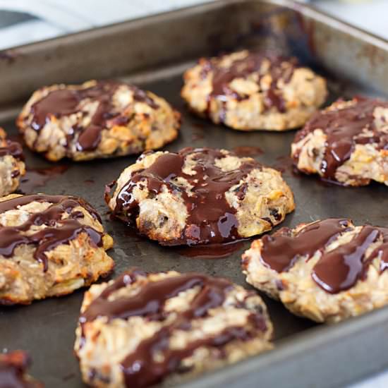 Banana, Oat, & Vanilla Cookies