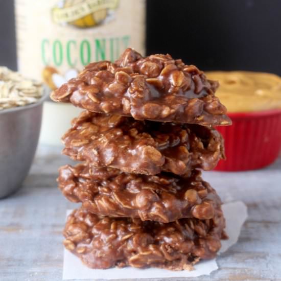 Coconut Oil No Bake Cookies