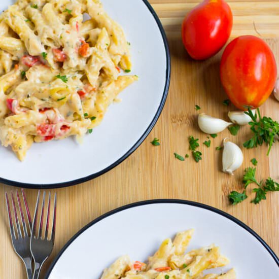 Garlic and Herb Penne Pasta