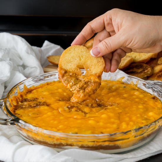 Cheesy Chili Taco Dip