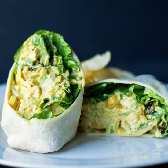 Curried Chicken Wrap