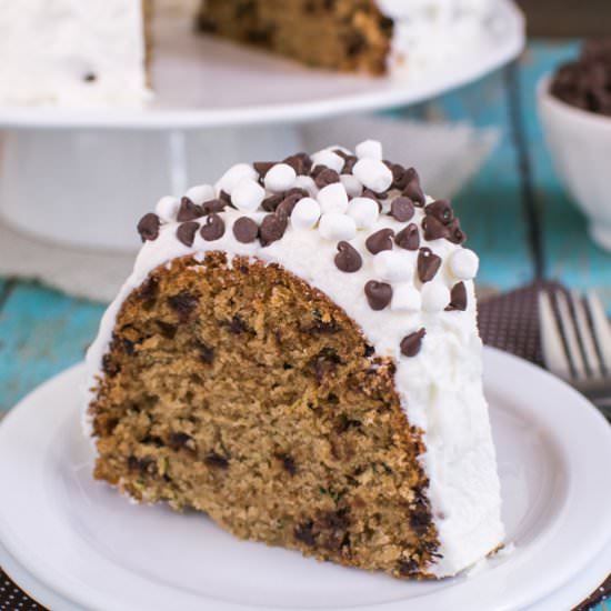 Zucchini S’mores Cake