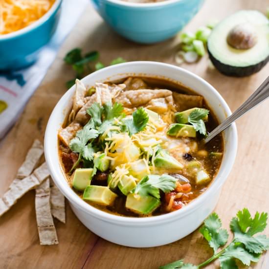 Veggie Tortilla Soup