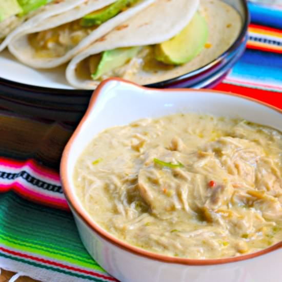 Slow Cooker Salsa Verde Chicken