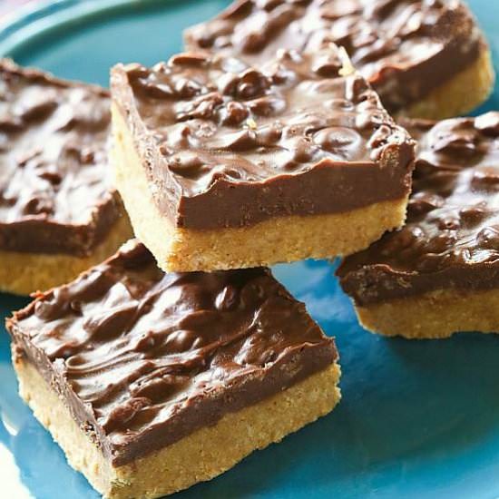 No Bake Chocolate Peanut Butter Bar