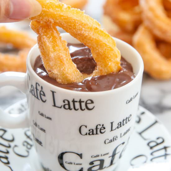 Spanish Churros with Chocolate