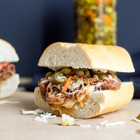 Slow Cooker Beef Sandwiches