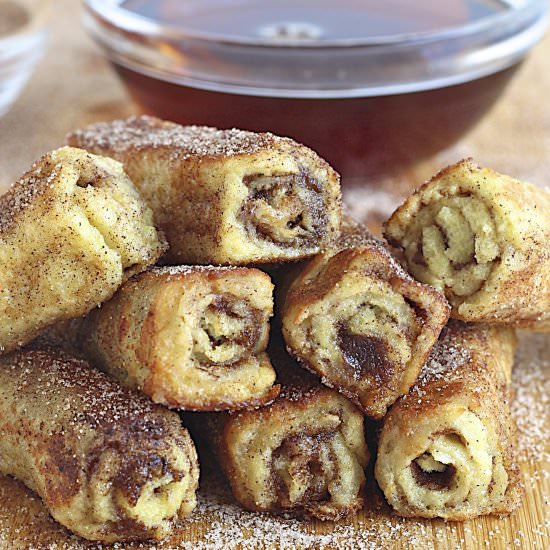 French Toast Roll Ups