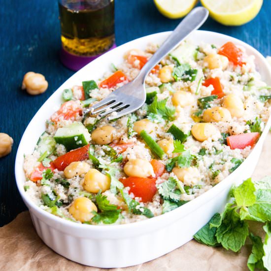 Chickpeas Tabbouleh Salad