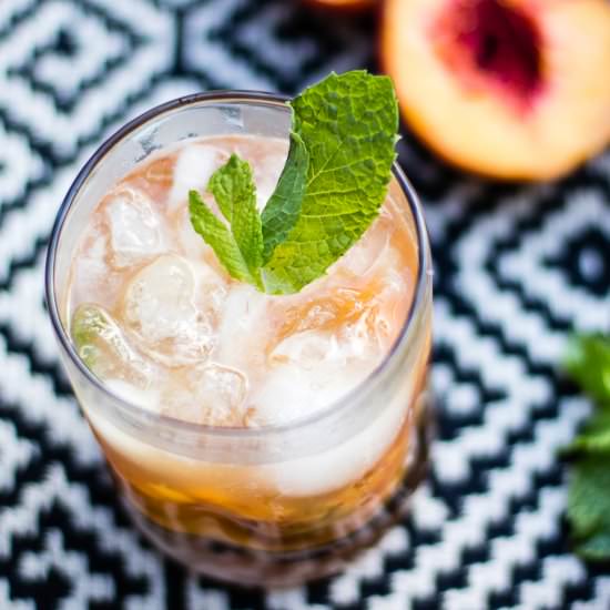 Bourbon Peach Smash