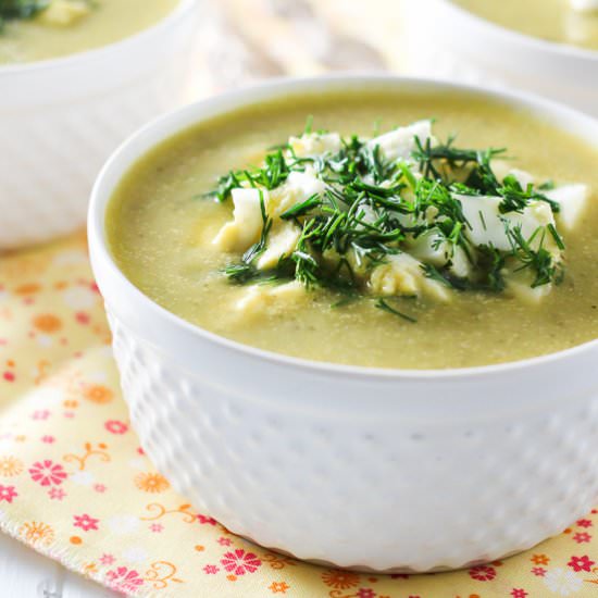 Dairy-Free Zucchini Soup