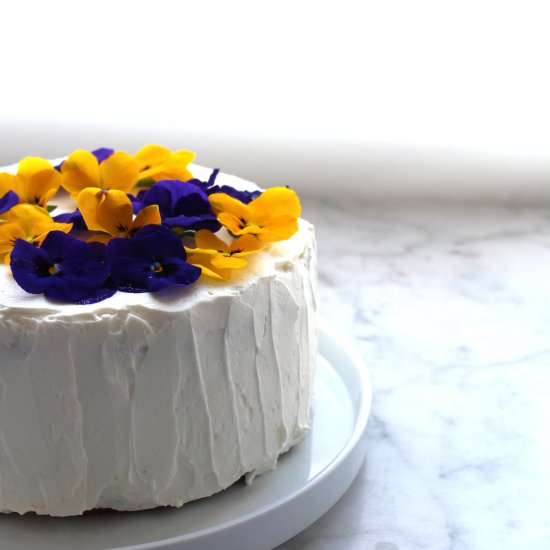 Vanilla Layer Cake with Mascarpone