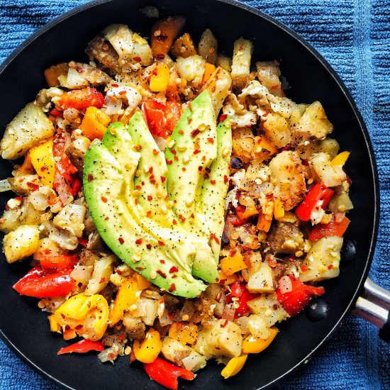 Breakfast Scramble with Avocado