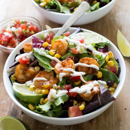 Blackened Shrimp Salad