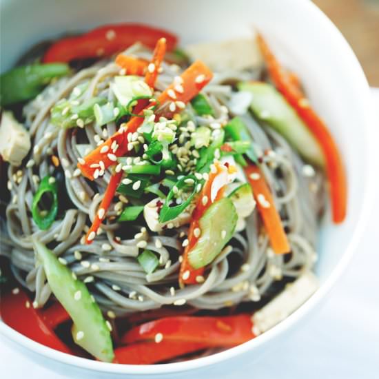 Sesame Soba Noodle Salad