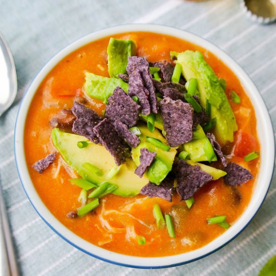 20-Minute Chicken Tortilla Soup