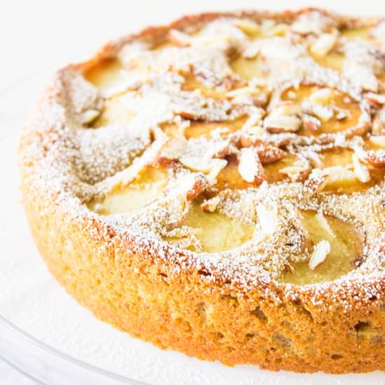 Peach Almond Cake (Gluten-free)