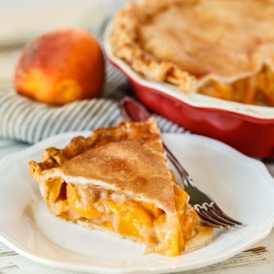 Fresh Peach Pie Recipe