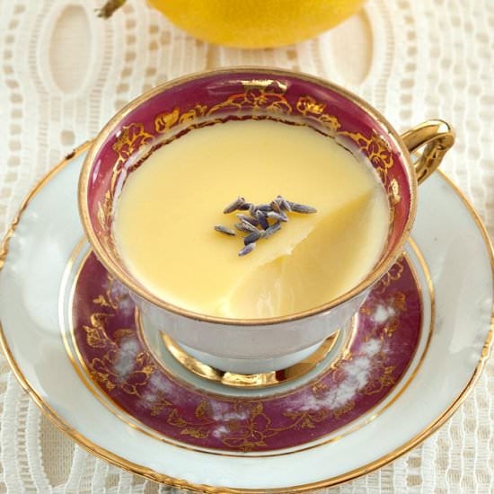 Lemon and Lavender Possets