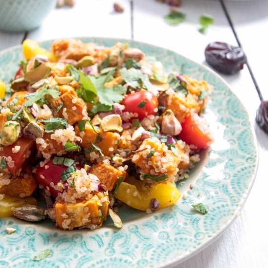 Roasted Sweet Potato & Quinoa Salad