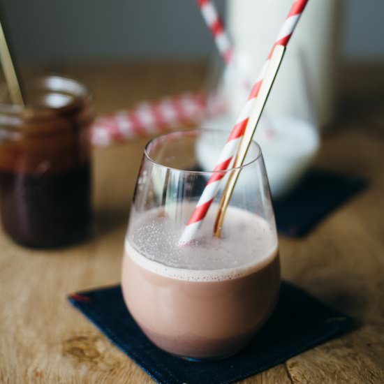 Nutella Egg Cream