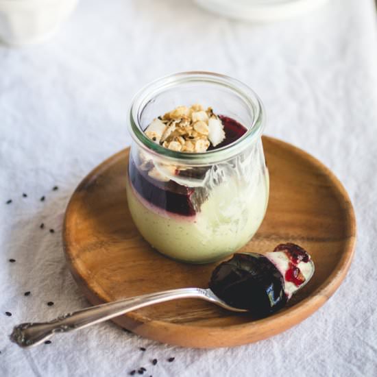 Matcha Panna Cotta