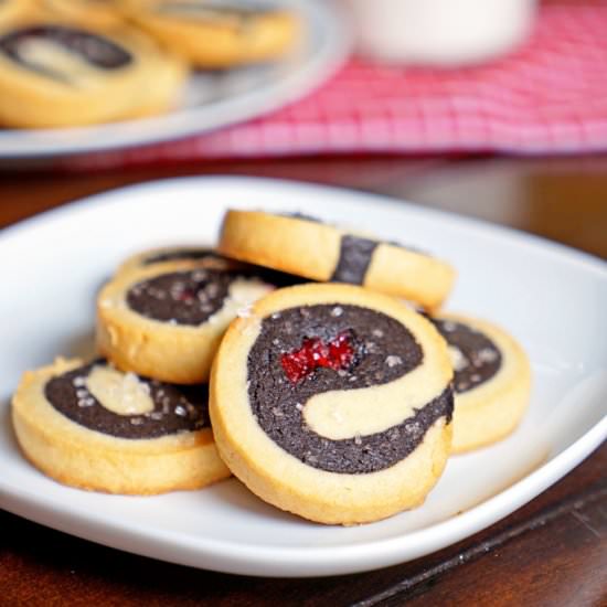 Dark Chocolate Cherry Shortbread
