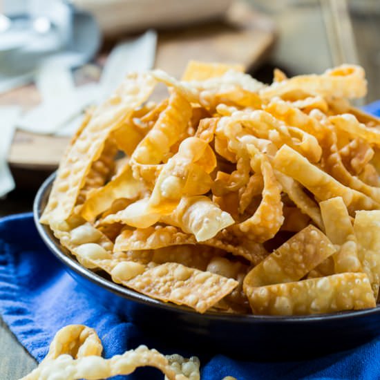 Fried Wonton Strips