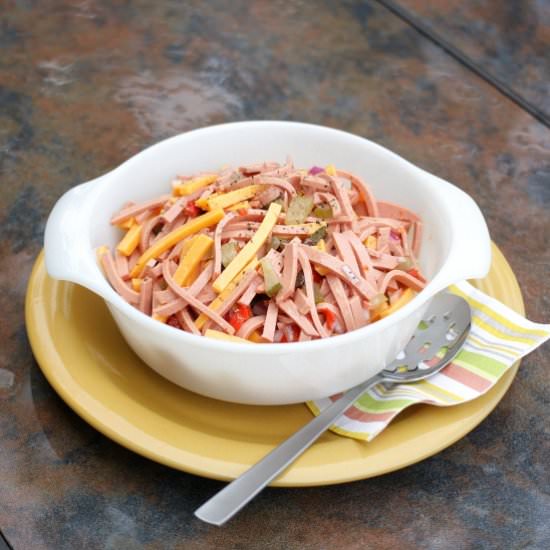 German Wurst Salad (Bologna Salad)
