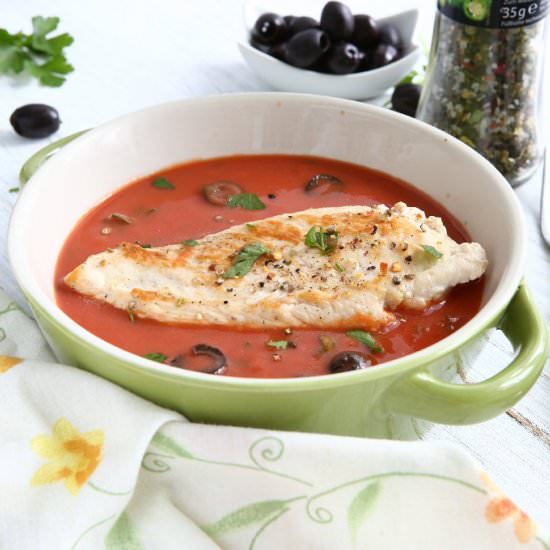 Oven Baked Chicken with Sauce