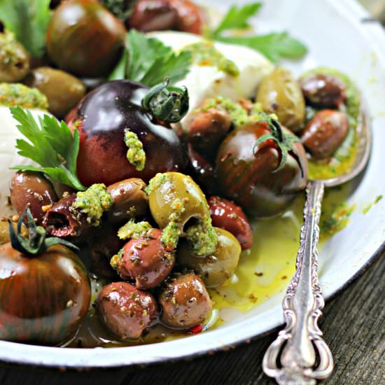 Caprese Olive Salad