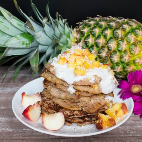 Buckwheat Pineapple Pancakes