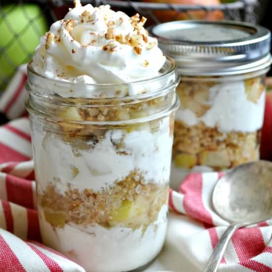 Overnight Apple Crisp Parfait