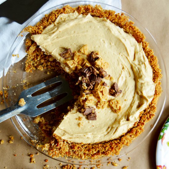 Peanut Butter Pretzel Pie