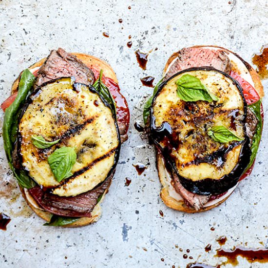 Open-Faced Tenderloin Sandwiches