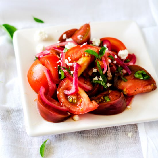 Tomato Salad with Goat Cheese