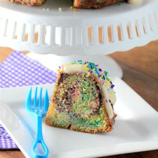 Jammin’ Jimmies Bundt Cake