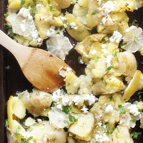 Lemon Smash Potatoes