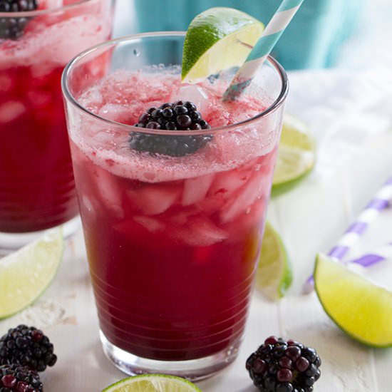 Blackberry Lime Soda