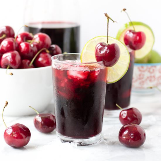 Cherry Lime Slushie